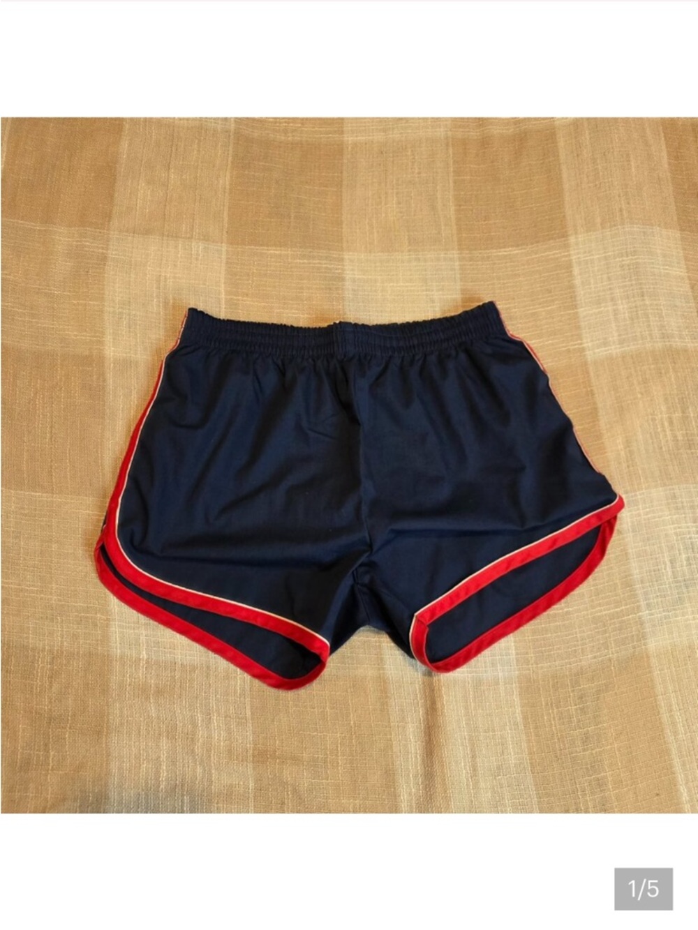 True Vintage Sporty Dadcore Hoochie Daddie Shorty Swim Shorts